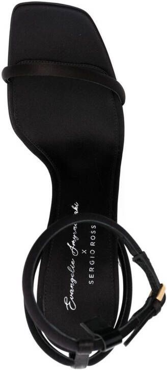Sergio Rossi Evangelie square-toe 105mm sandals Black