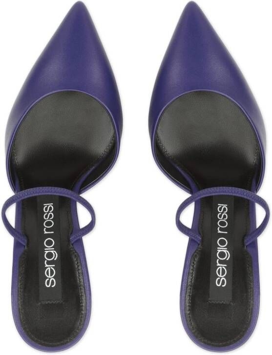 Sergio Rossi Godiva 75mm leather pumps Purple