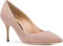 Sergio Rossi Godiva 75mm pointed pumps Pink - Thumbnail 2
