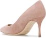 Sergio Rossi Godiva 75mm pointed pumps Pink - Thumbnail 3