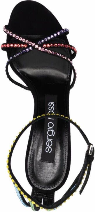 Sergio Rossi Godiva Evening leather sandals Black