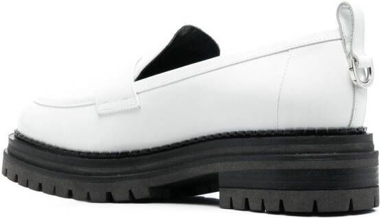 Sergio Rossi Joan slip-on style loafers White
