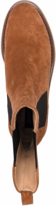 Sergio Rossi Joan suede ankle boots Brown