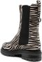 Sergio Rossi Joan zebra-print ankle boots Black - Thumbnail 3