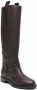 Sergio Rossi knee-length grained leather boots Brown - Thumbnail 2