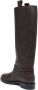 Sergio Rossi knee-length grained leather boots Brown - Thumbnail 3