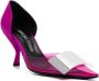 Sergio Rossi l80mm eather pointed-toe pumps Pink - Thumbnail 2