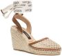 Sergio Rossi lace-up wedge sandals Neutrals - Thumbnail 2