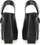 Sergio Rossi leather platform sandals Black - Thumbnail 3