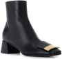 Sergio Rossi logo-plaque ankle boots Black - Thumbnail 2