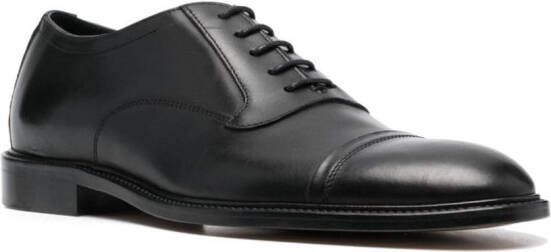 Sergio Rossi low-block heel derby shoes Black