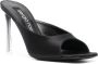Sergio Rossi Lyia 95mm stiletto heel leather mules Black - Thumbnail 2