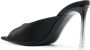 Sergio Rossi Lyia 95mm stiletto heel leather mules Black - Thumbnail 3