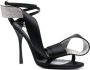Sergio Rossi Marquise 105mm leather sandals Black - Thumbnail 2