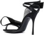 Sergio Rossi Marquise 105mm leather sandals Black - Thumbnail 3