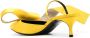 Sergio Rossi Marquise 50mm leather mules Yellow - Thumbnail 3