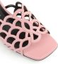 Sergio Rossi Mermaid 45mm leather sandals Pink - Thumbnail 5