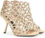Sergio Rossi Mermaid crystal-embellished cage sandals Gold - Thumbnail 2