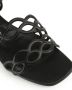 Sergio Rossi Mermaid leather sandals Black - Thumbnail 5