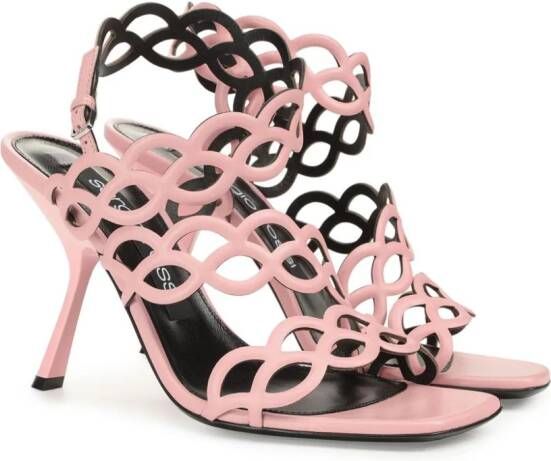 Sergio Rossi Mermaid stiletto sandals Pink