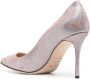Sergio Rossi metallic-effect point-toe pumps Pink - Thumbnail 3