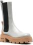 Sergio Rossi Milla elasticated side-panel boots Grey - Thumbnail 2