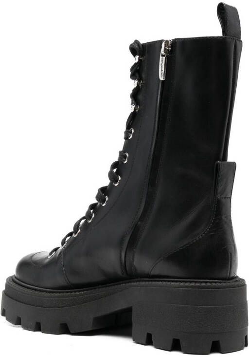 Sergio Rossi Milla lace-up fastening boots Black