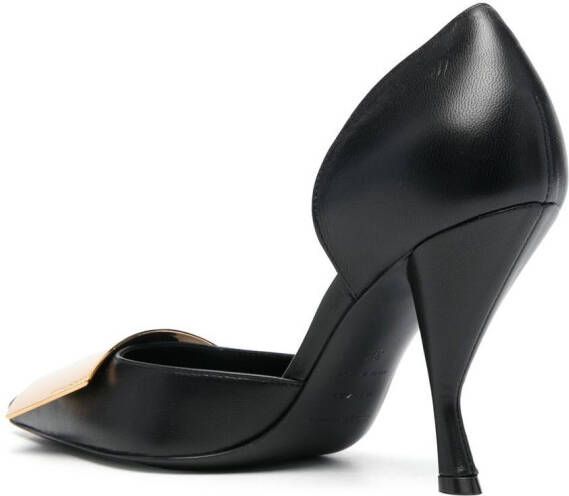 Sergio Rossi Miroir logo-plaque pumps Black