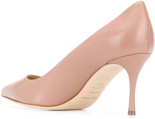 Sergio Rossi neutral pointed pumps Pink