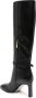 Sergio Rossi Nora 80mm knee-high leather boots Black - Thumbnail 3