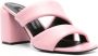 Sergio Rossi padded leather mules Pink - Thumbnail 2