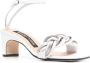 Sergio Rossi pleated strap sandals White - Thumbnail 2