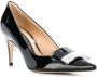 Sergio Rossi pointed bow pumps Black - Thumbnail 2