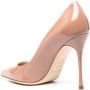 Sergio Rossi pointed patent pumps Neutrals - Thumbnail 3