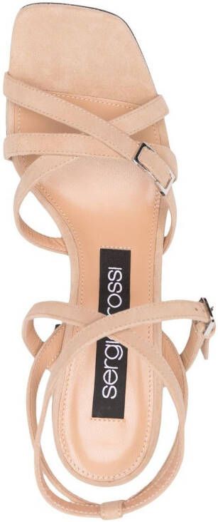 Sergio Rossi Prince block-heel sandals Neutrals