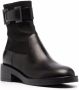 Sergio Rossi Prince buckle-strap leather boots Black - Thumbnail 2