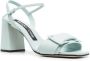 Sergio Rossi Prince leather sandals Green - Thumbnail 2