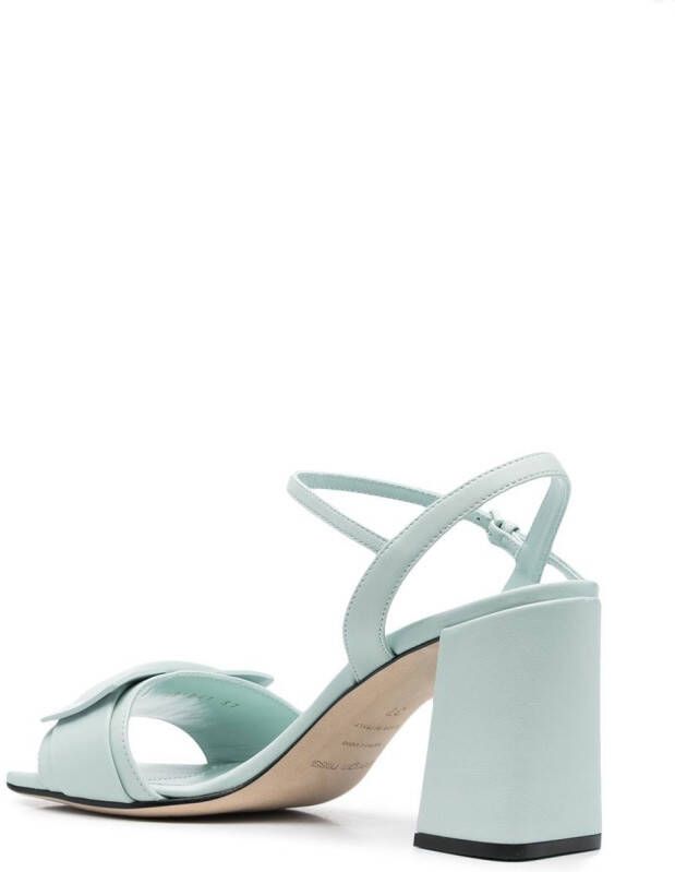 Sergio Rossi Prince leather sandals Green