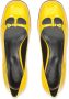 Sergio Rossi S1R 45mm leather pumps Yellow - Thumbnail 4