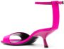 Sergio Rossi satin-finish 70mm kitten-heel sandals Pink - Thumbnail 3