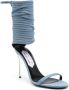 Sergio Rossi Shibari 105mm denim sandals Blue - Thumbnail 2