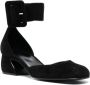 Sergio Rossi Si Rossi 45mm buckled suede pumps Black - Thumbnail 2