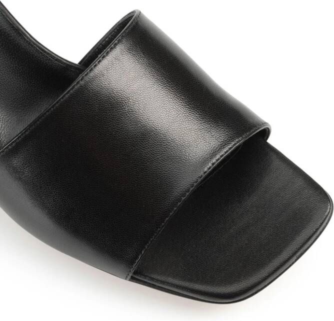 Sergio Rossi SI Rossi 45mm leather mules Black