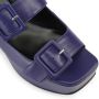 Sergio Rossi Si Rossi 45mm leather mules Blue - Thumbnail 5