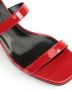 Sergio Rossi SI Rossi 45mm leather sandals Red - Thumbnail 5