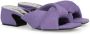 Sergio Rossi SI Rossi 45mm twisted mules Purple - Thumbnail 2
