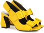 Sergio Rossi SI Rossi 80mm suede sandals Yellow - Thumbnail 2