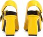 Sergio Rossi SI Rossi 80mm suede sandals Yellow - Thumbnail 3