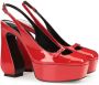 Sergio Rossi SI Rossi 85mm slingback pumps Red - Thumbnail 2