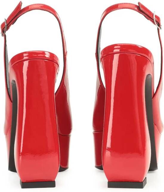Sergio Rossi SI Rossi 85mm slingback pumps Red